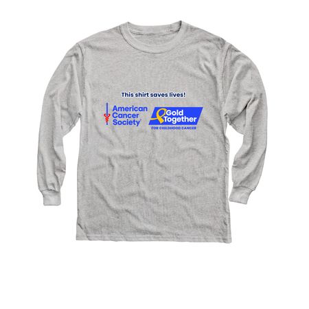 Gold Together, a Sport Grey Youth Long Sleeve Tee