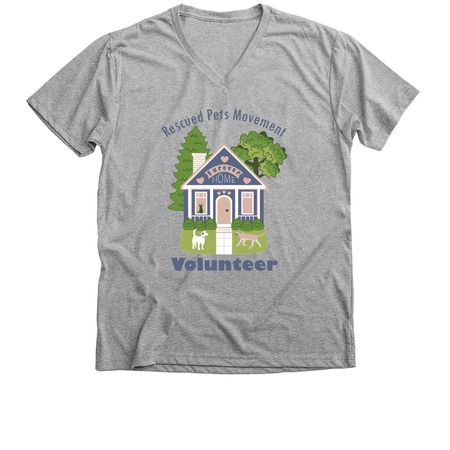 RPM Volunteer&nbsp;, a Athletic Heather Premium V-Neck Tee
