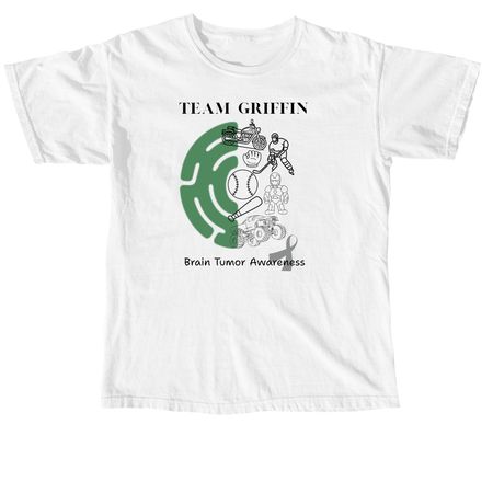 Team Griffin, a White Comfort Colors Unisex Tee