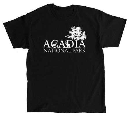 Acadia National Park, a Black Classic Unisex Tee