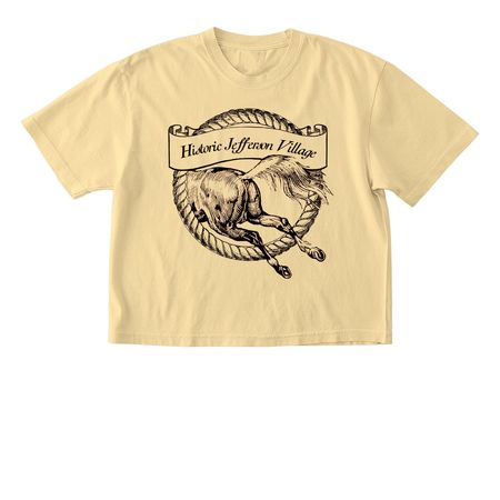 Historic Jefferson Village T-Shirt, a Butter Comfort Colors Boxy Tee