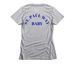 "St. Paul Way, Baby" on Back!, a Dark Heather Grey Women's Slim Fit Tee (back-view)
