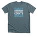 Everybody Counts Or Nobody Counts Fundraiser&nbsp;, a Heather Slate Premium Unisex Tee
