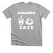 Saranda Cafe, a Athletic Heather Premium Unisex Tee
