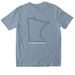 MOTA 2026 Conference: State Collection, a Stone Blue Softstyle Cotton Tee (back-view)