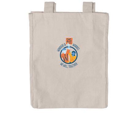 25th Anniversary Tote, a Pumice Reclaimist Everywhere Tote Bag (back-view)