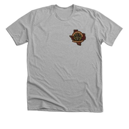 Texas Defense Mafia, a Athletic Heather Premium Unisex Tee