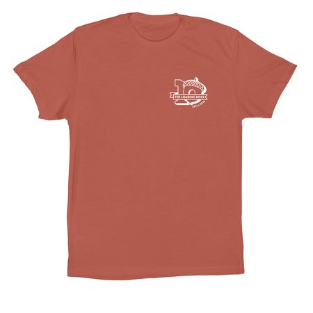 Dock 1053 Cooking Club T-shirt, a Clay Premium Cotton Tee (back-view)