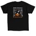 Born a misfit, a Black Classic Unisex Tee (back-view)