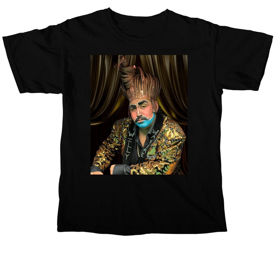 Willy Wankme Gold, a Black Comfort Colors Unisex Tee