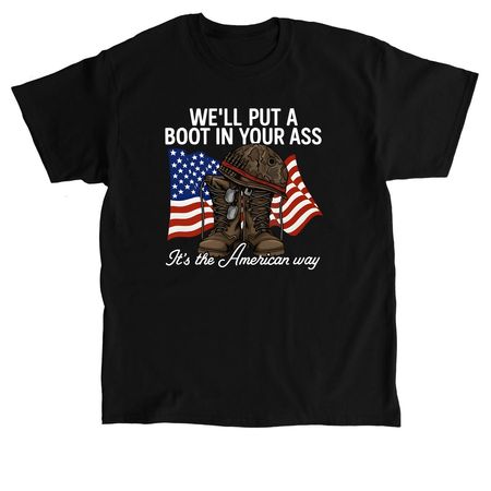 Red, White & FAFO, a Black Classic Unisex Tee