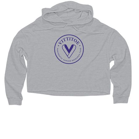 Vittitoe Hope Casual Shirts and Sweatshirts, a Grey Heather Women?s Lightweight Cropped Hoodie