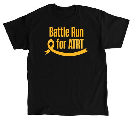 Battle Run for ATRT, a Black Classic Unisex Tee