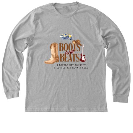 Boots and Beats, a Athletic Heather Premium Long Sleeve Tee