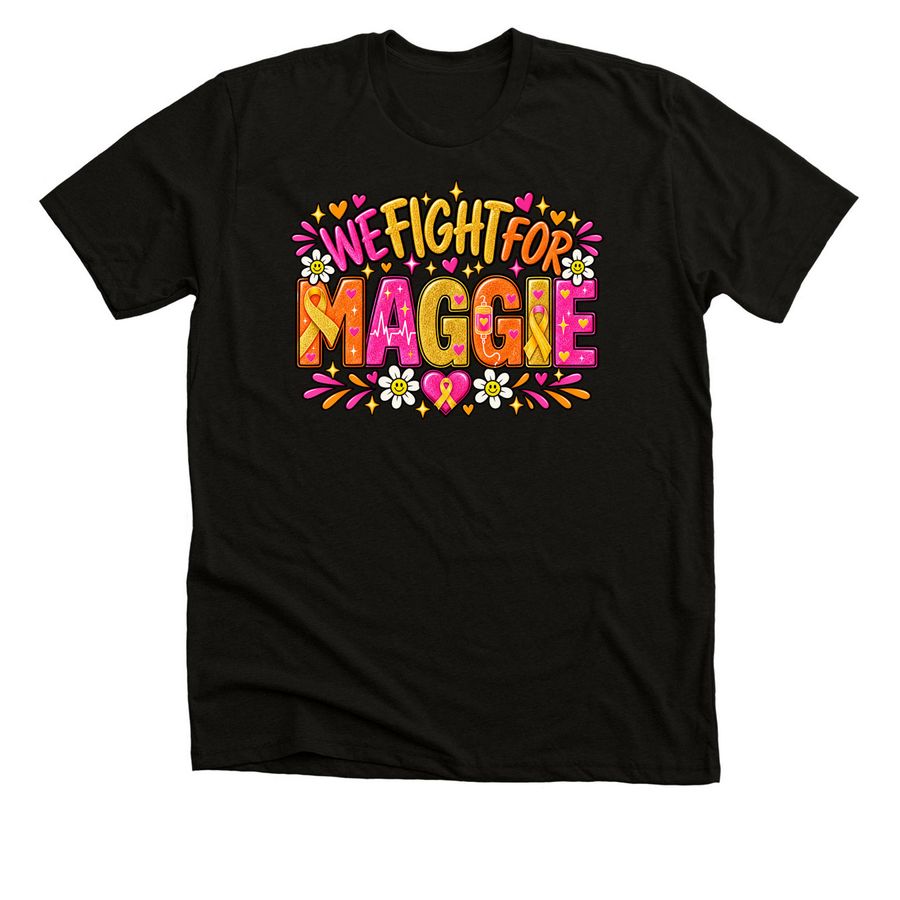 Fight for Maggie, a Black Heather Premium Unisex Tee