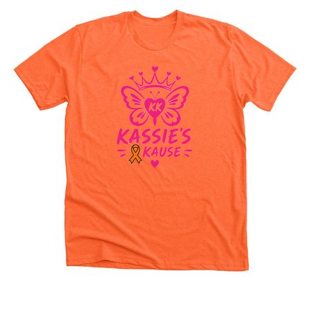 Kassie?s Kause&nbsp;, a Heather Orange Premium Unisex Tee