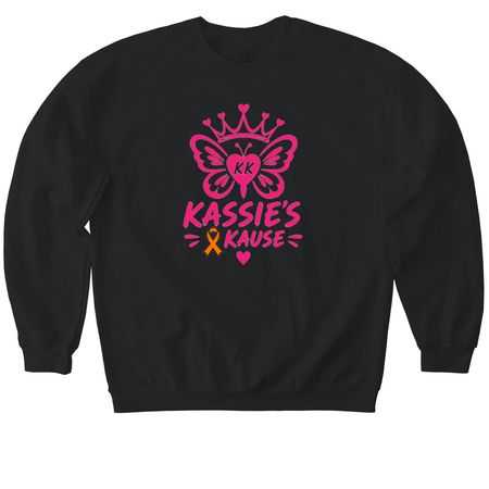 Kassie?s Kause&nbsp;, a Black Softstyle Crewneck Sweatshirt
