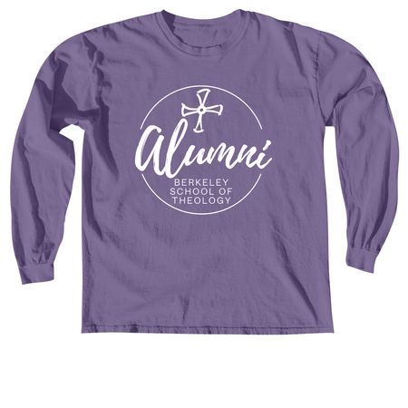 BST Alumni Tops, a Grape Comfort Colors Long Sleeve Tee