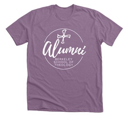 BST Alumni Tops, a Heather Purple Premium Unisex Tee