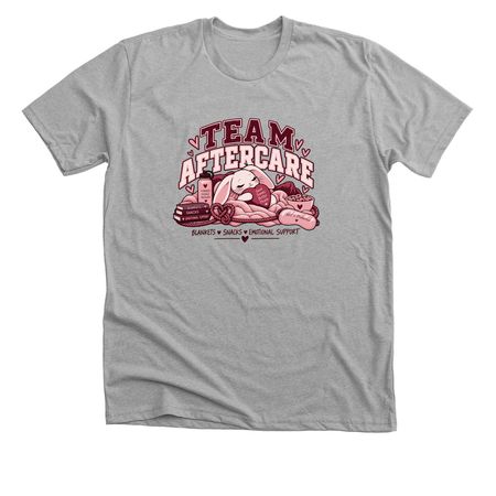 Team Aftercare, a Athletic Heather Premium Unisex Tee