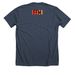 Yahsome Day, a Heather Midnight Navy Premium Unisex Tee (back-view)