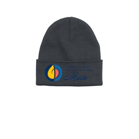 CVSM Logo Beanie, a Heather Grey Printed Base Camp Beanie