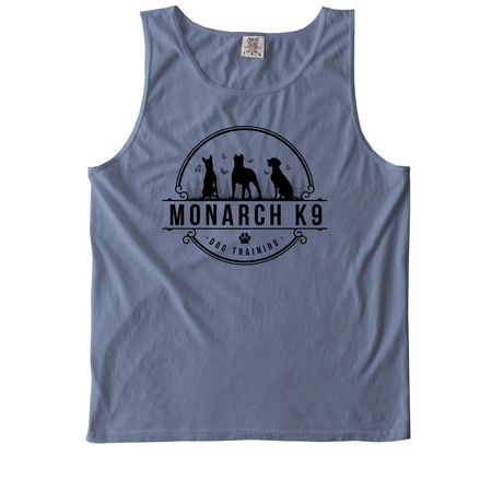 Monarch K9 Spring, a Blue Jean Comfort Colors Tank Top