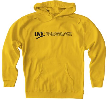 LWV GGF, a Gold Heavyweight Pullover Hoodie