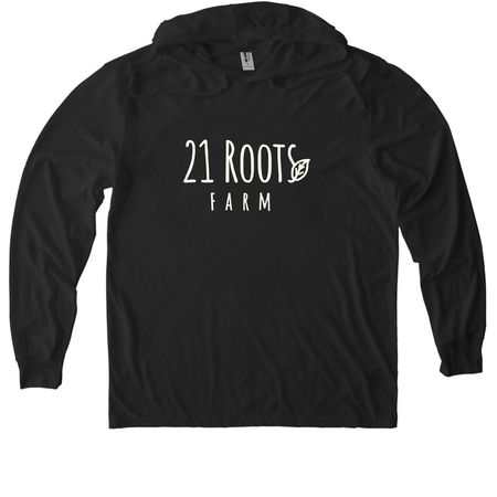 Wear Your Roots, a Space Black Allmade Eco Triblend Hoodie Tee
