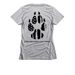 Pets for Vets., a Dark Heather Grey Women's Slim Fit Tee (back-view)