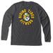 Big Font Long Sleeve, a Dark Grey Heather Premium Long Sleeve Tee (back-view)