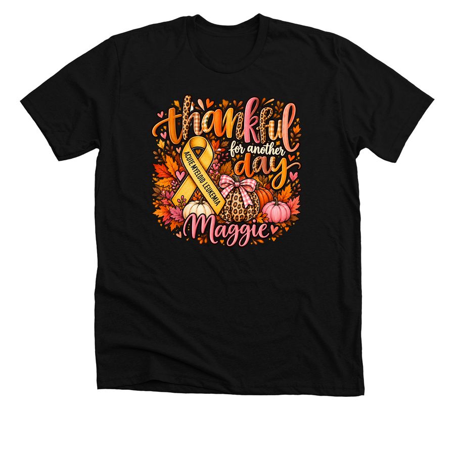 Thankful, a Solid Black Blend Premium Unisex Tee