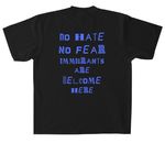 ICE OUT, a Black Heavyweight Garment Dye Tee (back-view)