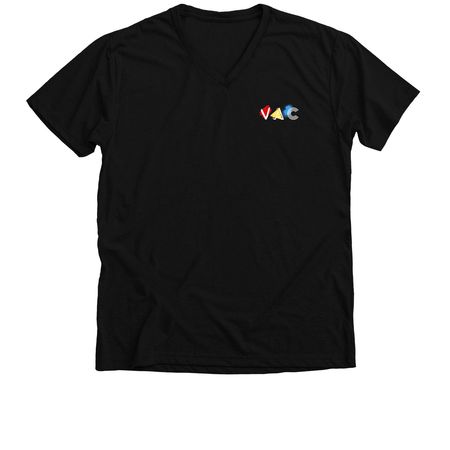 VAC 26-27 limited edition Vneck, a Solid Black Blend Premium V-Neck Tee