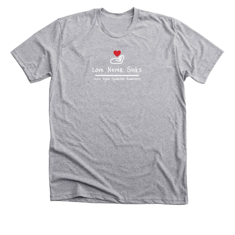 helping hand, a Athletic Heather Premium Unisex Tee