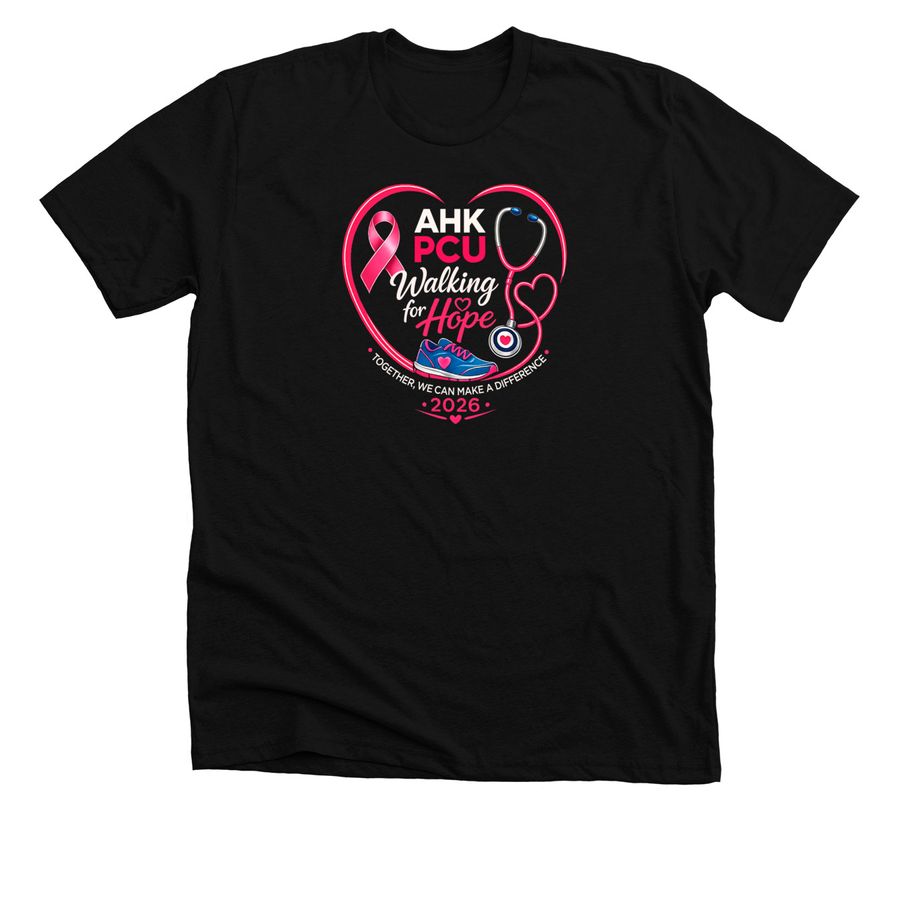 Official AHK PCU Walking for Hope&nbsp;, a Solid Black Blend Premium Unisex Tee