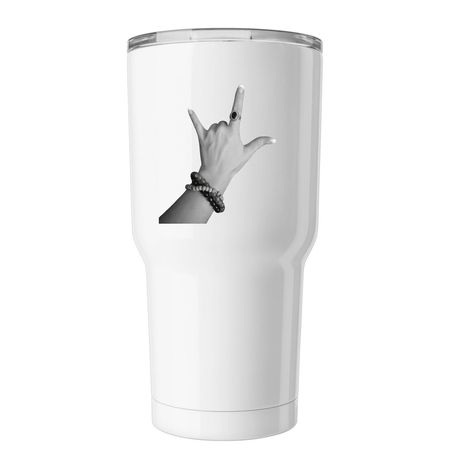 Serendipitous Tumbler, a White Insulated Tumbler