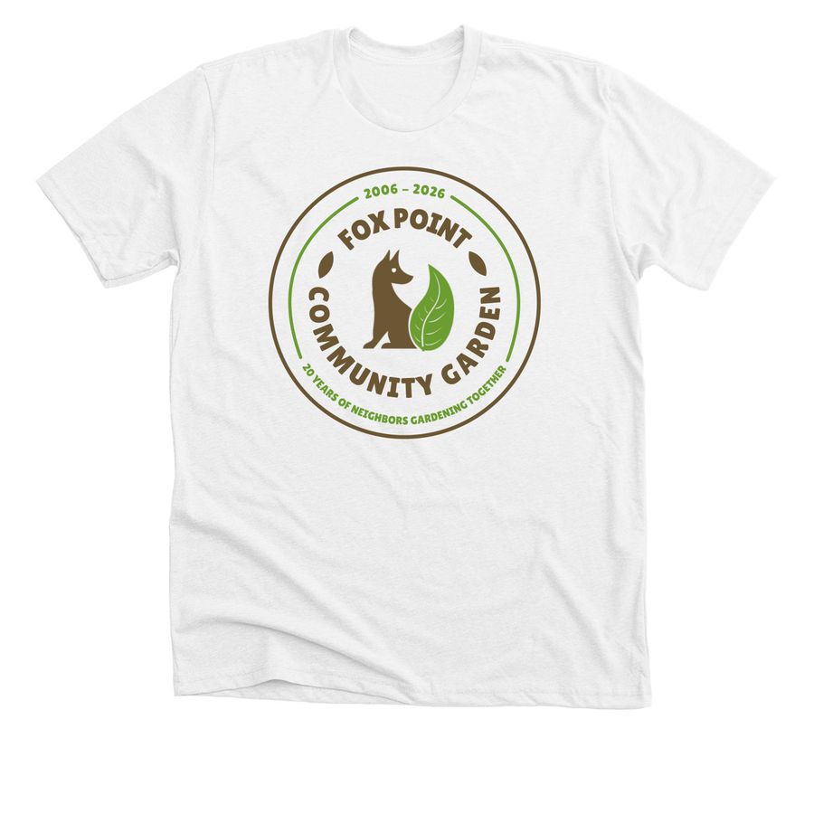 FPCG -&nbsp;20th Anniversary&nbsp;Logo Apparel, a Solid White Blend Premium Unisex Tee
