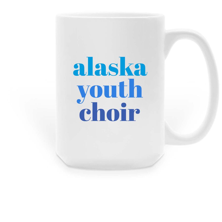 AYC Printed Mug, a White Large Coffee Mug