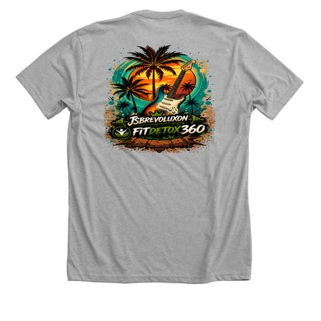 Camisetas jsbrevoluxon&nbsp;Legacy Fitwear, a Athletic Heather Premium Unisex Tee (back-view)