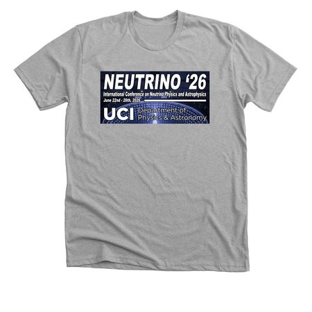 Neutrino 2026 Merch, a Athletic Heather Premium Unisex Tee