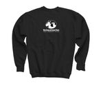Boo-P Halloween, a Black Youth Crewneck Sweatshirt (back-view)