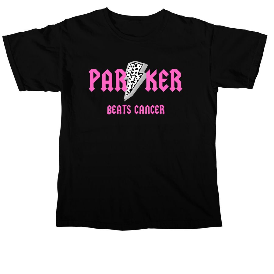 Parker Beats Cancer - Round 3&nbsp;, a Black Comfort Colors Unisex Tee