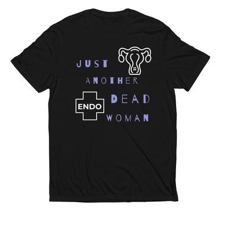 Just Another Dead Woman-Endo, a Deep Black Allmade Eco Triblend Unisex Tee