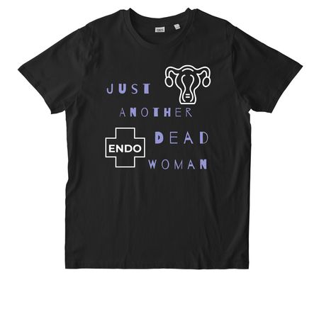 Just Another Dead Woman-Endo, a Black Stanley/Stella Unisex Rocker Tee