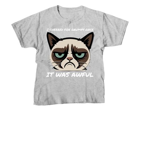 Grumpy 3, a Sport Grey Youth Unisex Tee