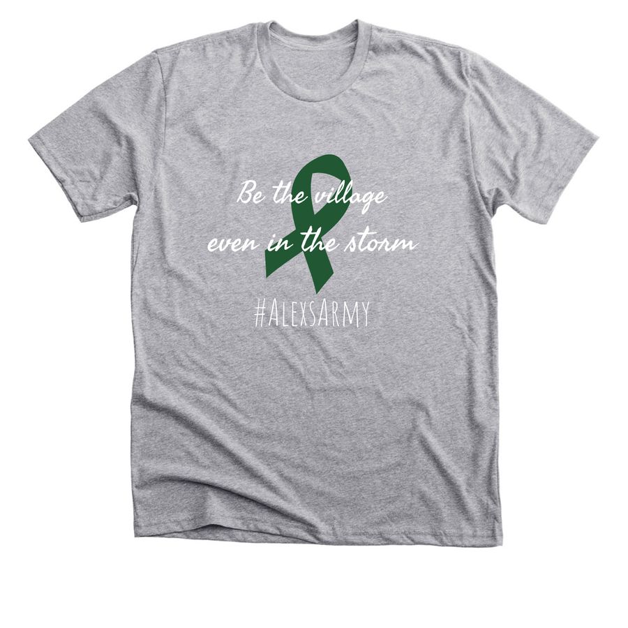 Village, a Athletic Heather Premium Unisex Tee