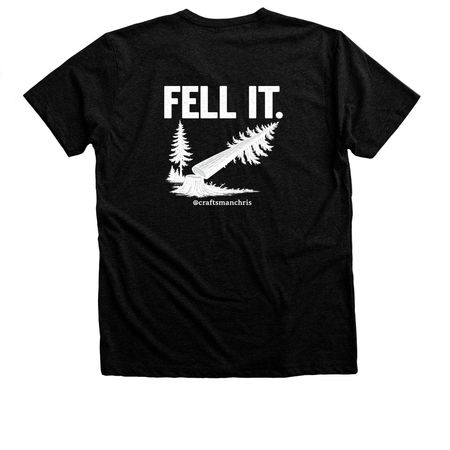 Fell it., a Black Heather Premium Unisex Tee