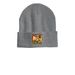 2026&nbsp;GMPR Pug Social Winter Hats, a Dark Heather Grey Printed Cuffed Beanie