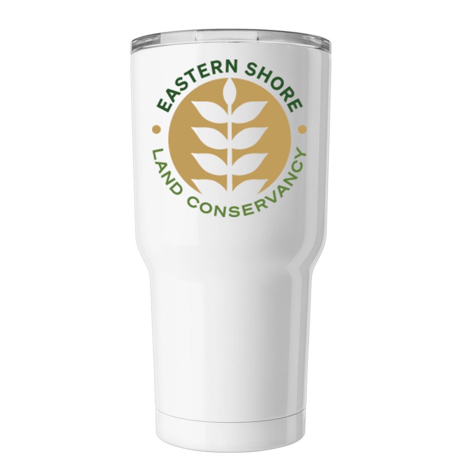 Logo Tumbler, a White Insulated Tumbler